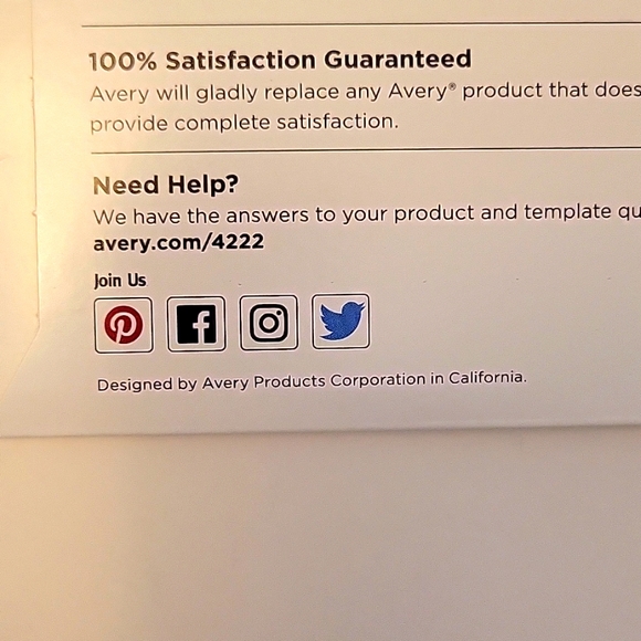 REDUCED Avery GLOSSY CLEAR FILM Round Labels 3/4" -NEW - Picture 5 of 5